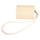 For AirPods Pro 2 Crocodile Texture Earphones Protective Case(Light Yellow) - 1