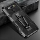 For LG Stylo 6 Armor Warrior Shockproof PC + TPU Protective Case(Black) - 1