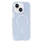 For iPhone 15 Plus / 14 Plus Vacuum Airbag Y2 Series Transparent MagSafe Magnetic Phone Case(Transparent) - 1