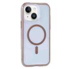 For iPhone 14 / 13 Vacuum Airbag Y2 Series Transparent MagSafe Magnetic Phone Case(Bronze) - 1