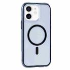 For iPhone 11 Vacuum Airbag Y2 Series Transparent MagSafe Magnetic Phone Case(Black) - 1