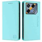 For Infinix GT 20 Pro 5G RC01 Dual-Folded Magnetic Suction RFID Leather Phone Case(Mint Green) - 2