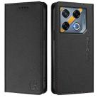 For Infinix GT 20 Pro 5G RC01 Dual-Folded Magnetic Suction RFID Leather Phone Case(Black) - 2