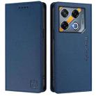 For Infinix GT 20 Pro 5G RC01 Dual-Folded Magnetic Suction RFID Leather Phone Case(Dark Blue) - 2