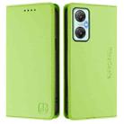 For Infinix Hot 20 5G RC01 Dual-Folded Magnetic Suction RFID Leather Phone Case(Grass Green) - 2