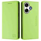 For Infinix Hot 30 4G RC01 Dual-Folded Magnetic Suction RFID Leather Phone Case(Grass Green) - 2