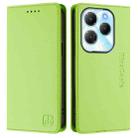 For Infinix Hot 40 4G / Hot 40 Play RC01 Dual-Folded Magnetic Suction RFID Leather Phone Case(Grass Green) - 2