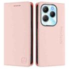 For Infinix Hot 40 4G / Hot 40 Play RC01 Dual-Folded Magnetic Suction RFID Leather Phone Case(Pink) - 2