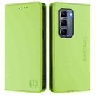For Infinix Hot 50 Pro+ 4G RC01 Dual-Folded Magnetic Suction RFID Leather Phone Case(Grass Green) - 2