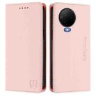 For Infinix Note 12 4G / 12 Pro 4G RC01 Dual-Folded Magnetic Suction RFID Leather Phone Case(Pink) - 2