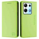 For Infinix Note 30 4G / 5G RC01 Dual-Folded Magnetic Suction RFID Leather Phone Case(Grass Green) - 2