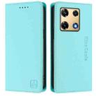 For Infinix Note 30 Pro 4G RC01 Dual-Folded Magnetic Suction RFID Leather Phone Case(Mint Green) - 2