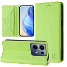 For Infinix Note 30 VIP RC01 Dual-Folded Magnetic Suction RFID Leather Phone Case(Grass Green) - 1