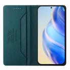 For Infinix Note 40X 5G RC01 Dual-Folded Magnetic Suction RFID Leather Phone Case(Dark Green) - 3