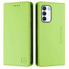 For Infinix Zero 5G 2023 RC01 Dual-Folded Magnetic Suction RFID Leather Phone Case(Grass Green) - 2