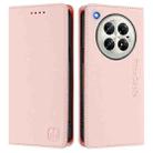 For Infinix Zero 40 4G / 5G RC01 Dual-Folded Magnetic Suction RFID Leather Phone Case(Pink) - 2