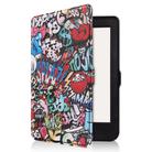 For KOBO Nia 6 inch Colored Drawing Voltage Elastic Texture Horizontal Flip Leather Case(Graffiti) - 2