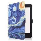 For KOBO Nia 6 inch Colored Drawing Voltage Elastic Texture Horizontal Flip Leather Case(Starry Sky) - 2