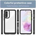 For Samsung Galaxy A56 5G Colorful Series Acrylic Hybrid TPU Phone Case(Black) - 2