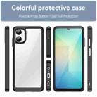 For Samsung Galaxy A06 5G Colorful Series Acrylic Hybrid TPU Phone Case(Black) - 2