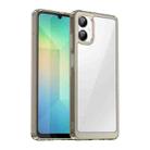 For Samsung Galaxy A06 5G Colorful Series Acrylic Hybrid TPU Phone Case(Transparent Grey) - 1