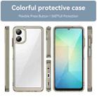 For Samsung Galaxy A06 5G Colorful Series Acrylic Hybrid TPU Phone Case(Transparent Grey) - 2