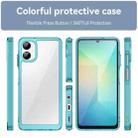 For Samsung Galaxy A06 5G Colorful Series Acrylic Hybrid TPU Phone Case(Transparent Blue) - 2