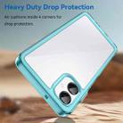 For Samsung Galaxy A06 5G Colorful Series Acrylic Hybrid TPU Phone Case(Transparent Blue) - 3