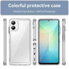 For Samsung Galaxy A06 5G Colorful Series Acrylic Hybrid TPU Phone Case(Transparent) - 2