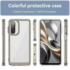 For Samsung Galaxy A17 5G Colorful Series Acrylic Hybrid TPU Phone Case(Transparent Grey) - 2