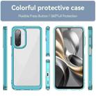 For Samsung Galaxy A17 5G Colorful Series Acrylic Hybrid TPU Phone Case(Transparent Blue) - 2