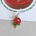 For 8 Pin Christmas Series Dust Plug(Rose) - 1