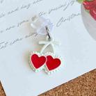 For Micro USB Christmas Series Dust Plug(Two Red Hearts) - 1