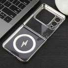 For Huawei nova Flip 6D Glossy Electroplated PC MagSafe Phone Case(Titanium Gray) - 3