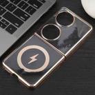 For Huawei Pocket 2 6D Glossy Electroplated PC MagSafe Phone Case(Desert Gold) - 2