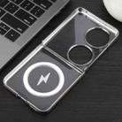 For Huawei Pocket 2 6D Glossy Electroplated PC MagSafe Phone Case(Titanium Gray) - 3