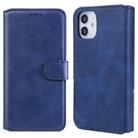 For iPhone 12 mini Classic Calf Texture PU + TPU Horizontal Flip Leather Case, with Holder & Card Slots & Wallet(Blue) - 1