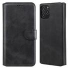 For iPhone 12 / 12 Pro Classic Calf Texture PU + TPU Horizontal Flip Leather Case, with Holder & Card Slots & Wallet(Black) - 1