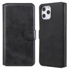 For iPhone 12 Pro Max Classic Calf Texture PU + TPU Horizontal Flip Leather Case, with Holder & Card Slots & Wallet(Black) - 1