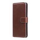 For LG K51S / Q51S Classic Calf Texture PU + TPU Horizontal Flip Leather Case, with Holder & Card Slots & Wallet(Brown) - 3