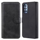 For OPPO Reno4 Pro 5G Classic Calf Texture PU + TPU Horizontal Flip Leather Case, with Holder & Card Slots & Wallet(Black) - 1