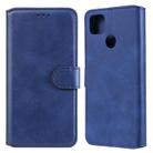 For Xiaomi Redmi 9C Classic Calf Texture PU + TPU Horizontal Flip Leather Case, with Holder & Card Slots & Wallet(Blue) - 1