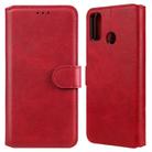 For Huawei Honor 9X Lite Classic Calf Texture PU + TPU Horizontal Flip Leather Case, with Holder & Card Slots & Wallet(Red) - 1