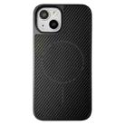 For iPhone 14 Pita Series MagSafe TPU + PC Texture Phone Case(Black) - 1