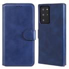 For Samsung Galaxy Note 20 Ultra Classic Calf Texture PU + TPU Horizontal Flip Leather Case, with Holder & Card Slots & Wallet(Blue) - 1