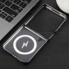 For Xiaomi Mix Flip 6D Glossy Electroplated PC MagSafe Phone Case(Meteorite Black) - 3