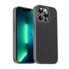 For iPhone 13 Pro Max Pita Series TPU + PC Texture Phone Case(Grey) - 1