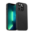 For iPhone 13 Pro Pita Series TPU + PC Texture Phone Case(Black) - 1