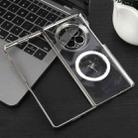 For vivo X Fold3 6D Glossy Electroplated PC MagSafe Phone Case(Titanium Gray) - 3