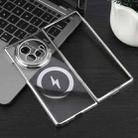 For vivo X Fold3 Pro 6D Glossy Electroplated PC MagSafe Phone Case(Galaxy Silver) - 2